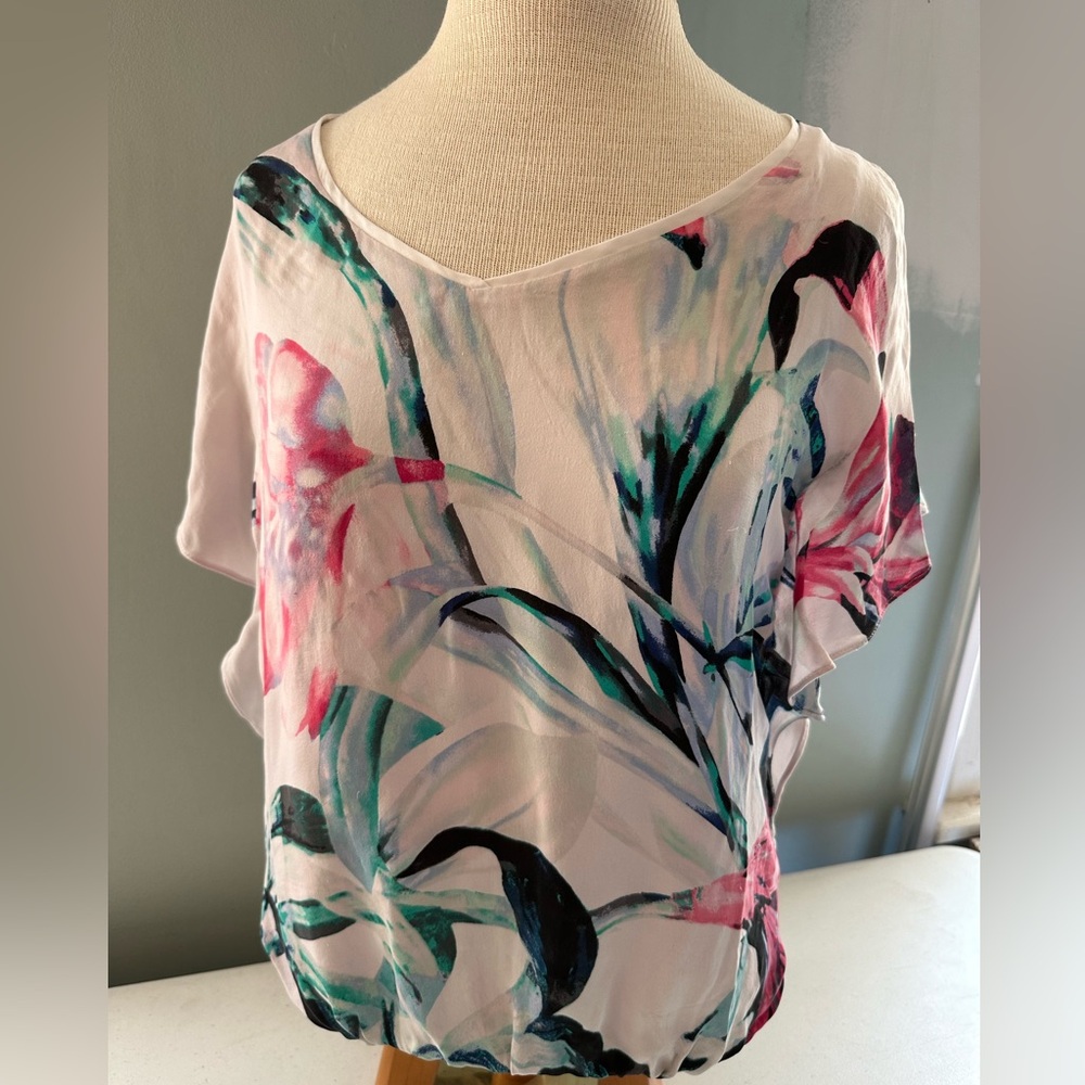 White House Black Market Silk Blouse